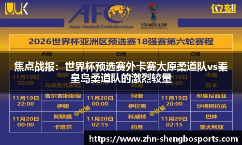 焦点战报：世界杯预选赛外卡赛太原柔道队vs秦皇岛柔道队的激烈较量